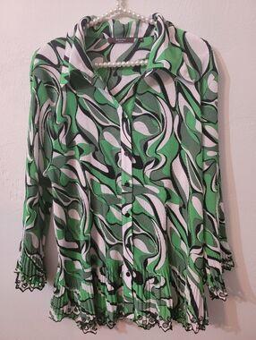 Belissimo Y2K Stylish Pluz Size Top Size 2X